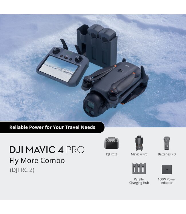 DJI Mavic 4 Pro Fly More Combo - including RC2 Smart Controller
