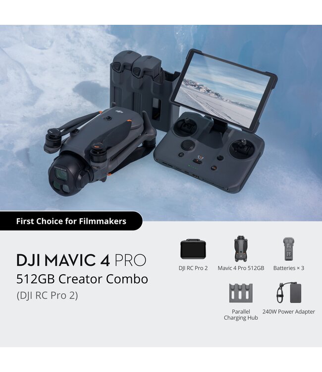 DJI Mavic 4 Pro 512GB Creator Combo - incl. DJI RC Pro 2