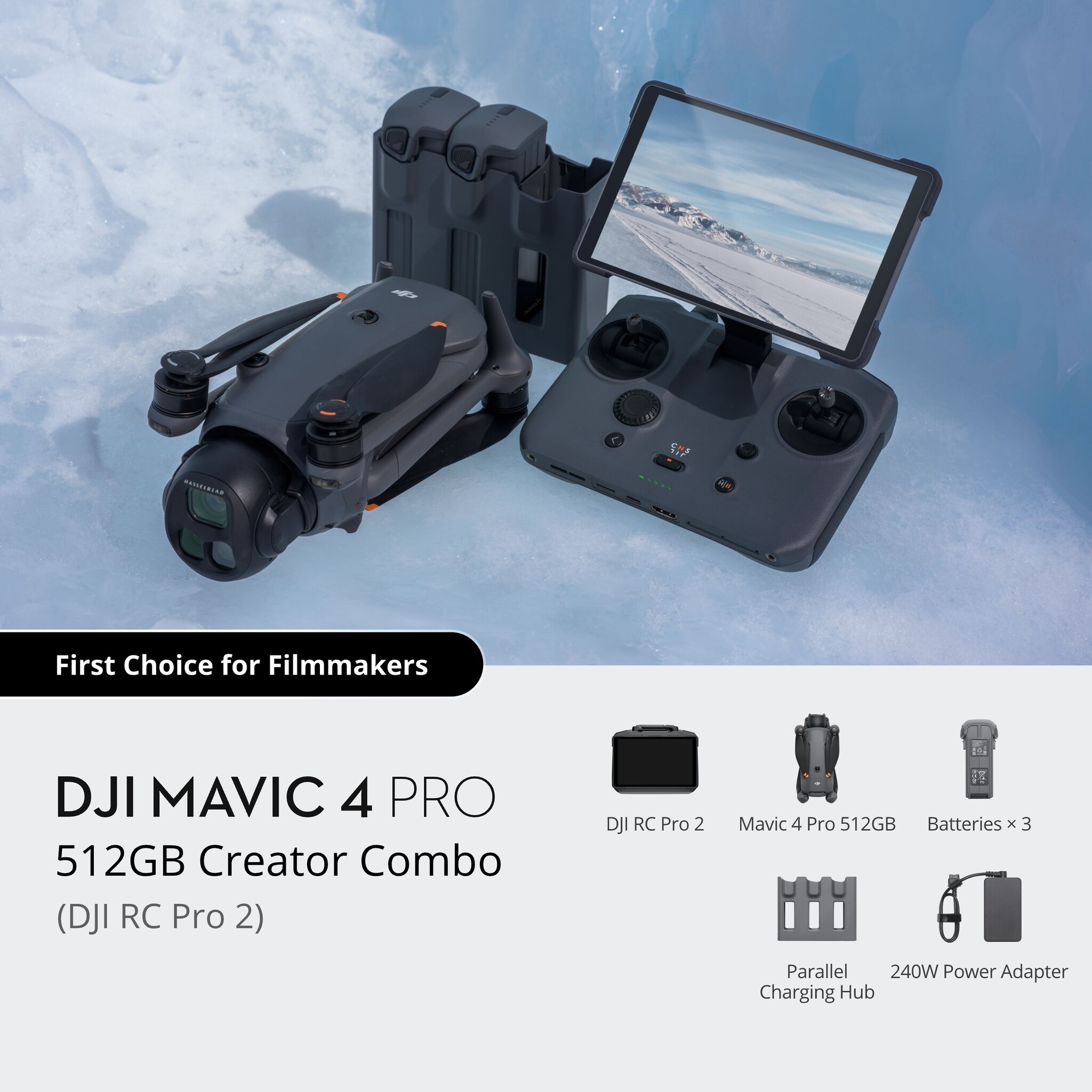 DJI Mavic 4 Pro 512GB Creator Combo + DJI RC Pro 2 - Quadcopter-shop