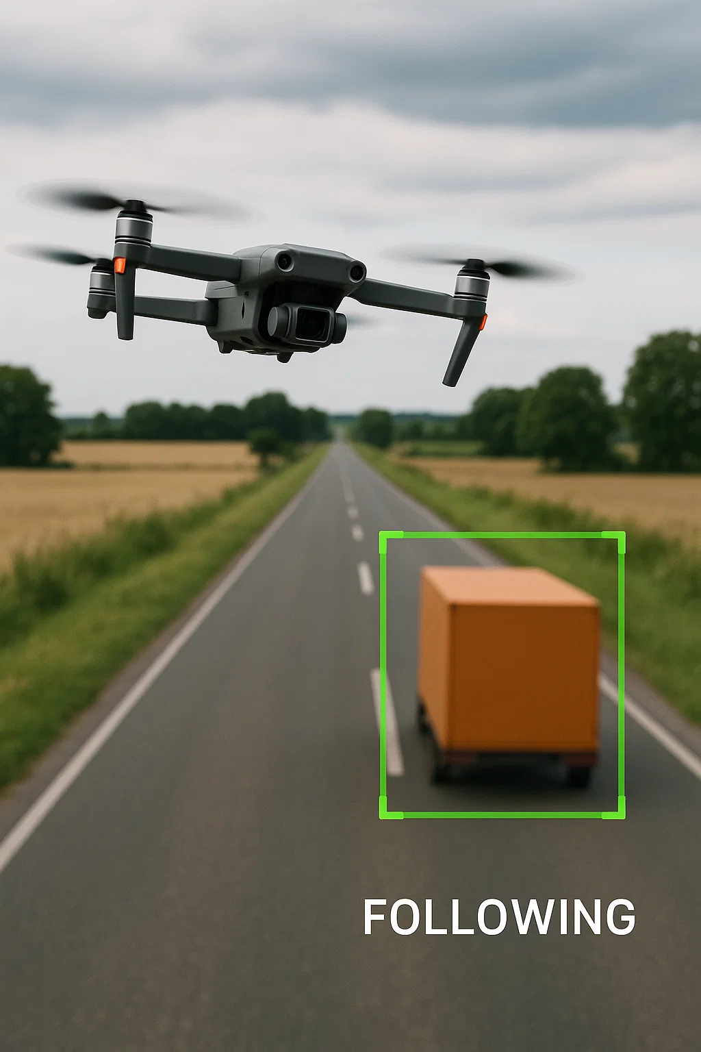 drone die volgt