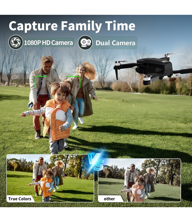 Toladrone TD12 Pro – compacte en krachtige drone met 1080P tilt HD-camera + digitale drone cursus