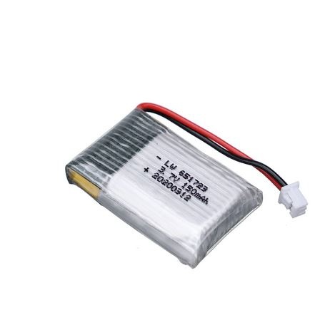 3.7V 350Mah 1,11wh lipo accu
