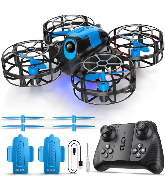 4DRC V18 mini drone met propeller kooi