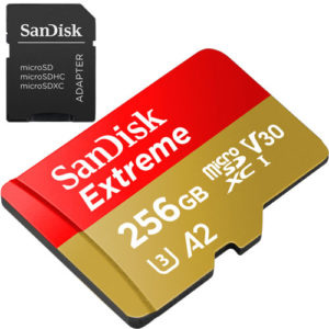 Sandisk Sandisk EXTREME micro sd 256 gb kaart High Performance