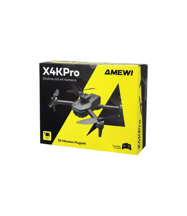 Amewi AMXFlight X4KPro Drone nu met 2 accu's