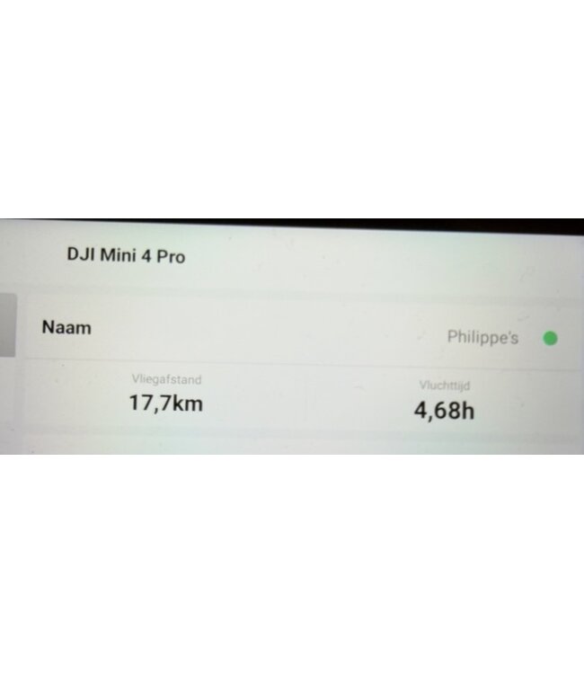 DJI MINI 4 PRO Smart controller FMC- lichte gebruikerssporen