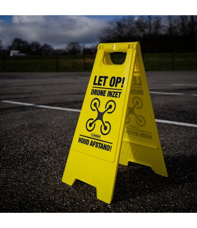 Drone waarschuwingsbord (61.5 bij 36cm)