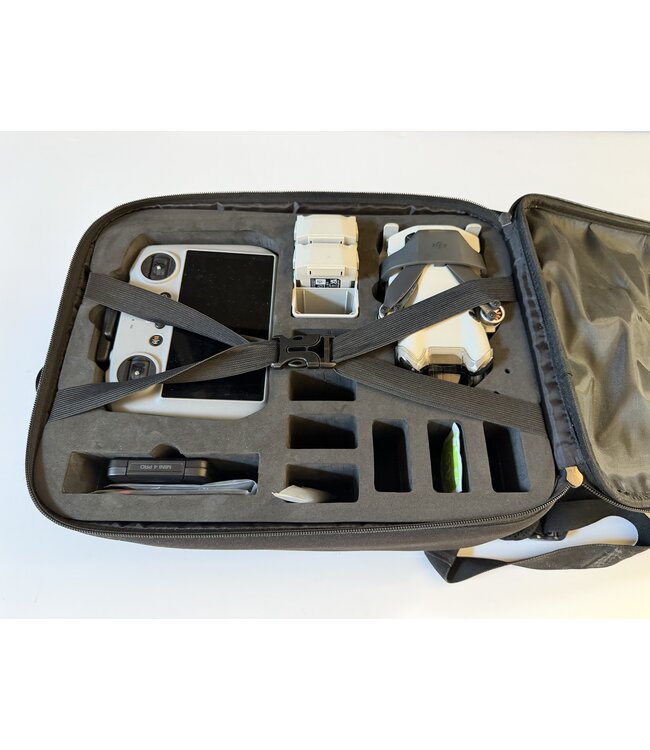 DJI MINI 4 PRO Smart controller FMC, rugzak- nieuwstaat - garantie - nd filters