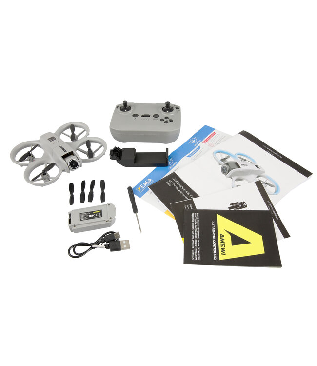 Amewi GT3 mini drone met camera - Fly More Combo met 2 accu's