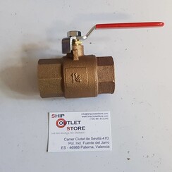 Kogelafsluiter brons 1 ¼"