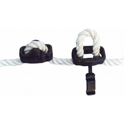 Bungy landvast schokrubber