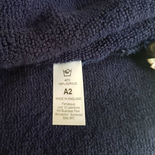 Fendequip Fendequip Fender dubbele hoes rond type A2 Navy blauw