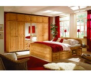 Massief grenen tweepersoons bed 180 x 200 cm 