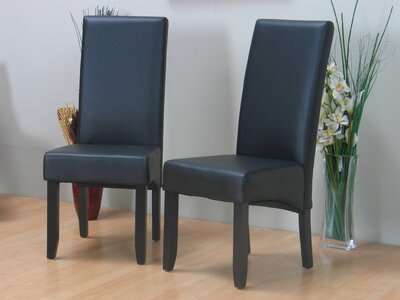 Eetkamerstoel zwart stoel Giessen