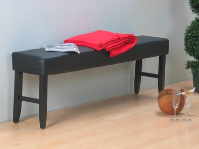 Halbank bankje zwart Giessen