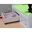 Floro bed wit tienerbed met opbergladen