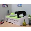 Floro bed wit tienerbed met opbergladen