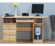 Fraai grenen bureau voor computer of tienerkamer 