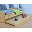 Juniorbed eenpersoonsbed Marinella grenen bed met laden