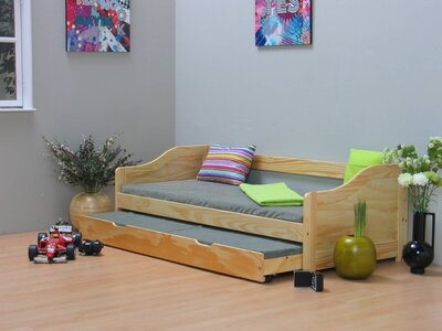 Tienerbed Laura grenen bedbank