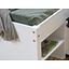 Wit tweepersoonsbed met royale bergruimte 140 x 200