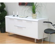 Milan design dressoir wit hoogglans 