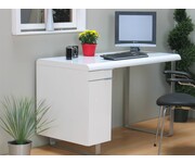 Design bureau schrijftafel wit hoogglans 