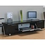 TV dressoir zwart hoogglans met laden en klep