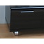 TV dressoir zwart hoogglans met laden en klep
