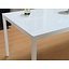 Eettafel eetkamertafel Milan wit hoogglans design 180cm