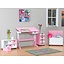 Bureau tekentafel ABC kleuters roze wit Cecilia