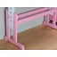 Bureau tekentafel ABC kleuters roze wit Cecilia