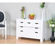 Kommode grenen ladenkast wit Stockholm 