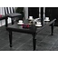 Salontafel langwerpig zwart Mozart antiek barok 135x75 cm