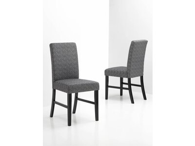 Eetkamerstoel zwart grijs stoel Sirius