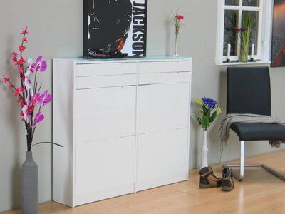 Schoenenkast wit hoogglans design Berlijn