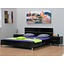 Bed zwart hoogglans 180x200 Toronto incl lattenbodem