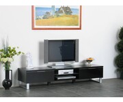 TV meubel zwart hoogglans lowboard 180cm Toronto 