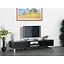 TV meubel zwart hoogglans lowboard 180cm Toronto