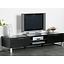 TV meubel zwart hoogglans lowboard 180cm Toronto