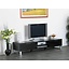 TV meubel zwart hoogglans lowboard 180cm Toronto