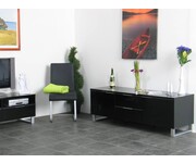 Stijlvol zwart hoogglans dressoir Toronto 