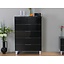 Ladenkast zwart hoogglans commode Toronto
