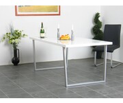 Eetkamertafel bureau design wit hoogglans Toronto 