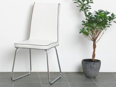 Witte eetkamerstoel comfort stoel Patricia