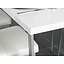 Eetkamerset Toronto wit hoogglans tafel + 4 stoelen