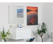 Badmeubel wit hoogglans Monaco MDF softclose 