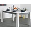 Eettafel wit grijs hoogglans 160x90 Everglades