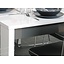 Eettafel wit grijs hoogglans 160x90 Everglades