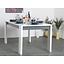 Eettafel wit grijs hoogglans 160x90 Everglades